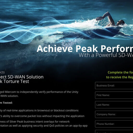 SilverPeak Landing Page