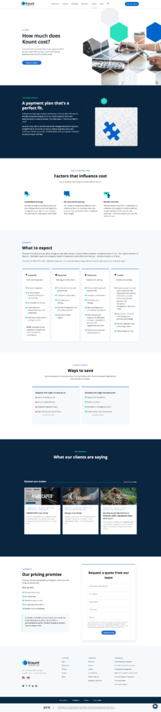Kount.com - Pricing - 2025
